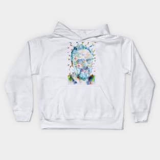 PHILIP K. DICK watercolor portrait .3 Kids Hoodie